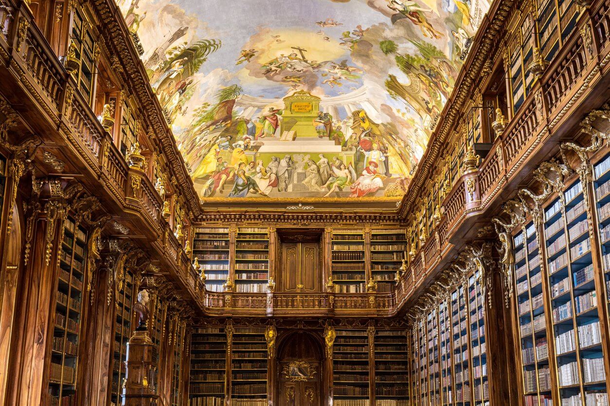 bibliotheque historique du monastere de strahov a prague