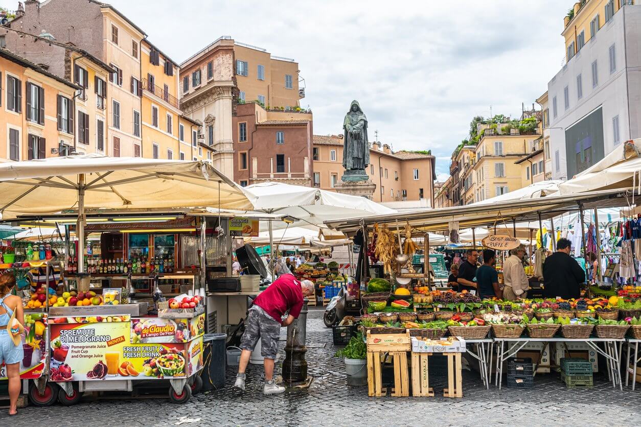 campo de fiori au coeur de rome