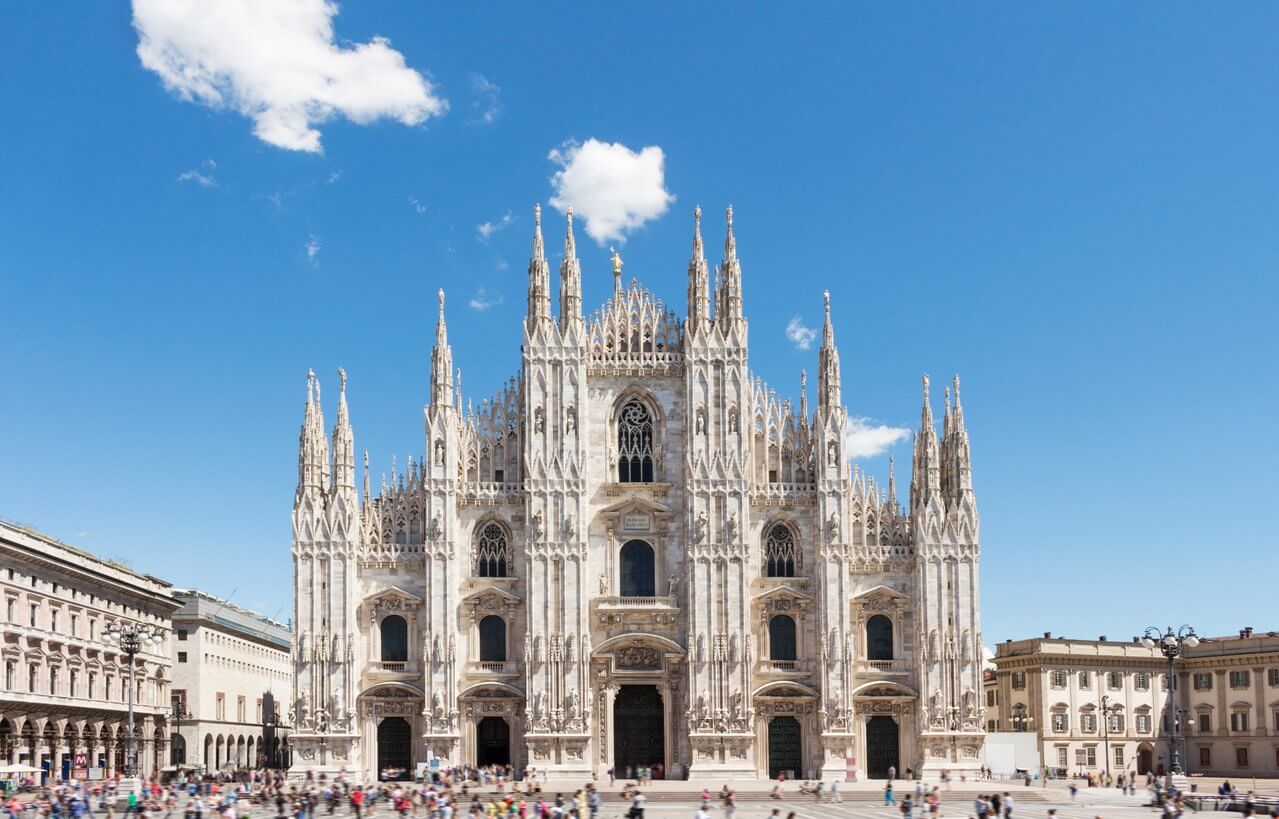 dome de milan italie. piazza del duomo