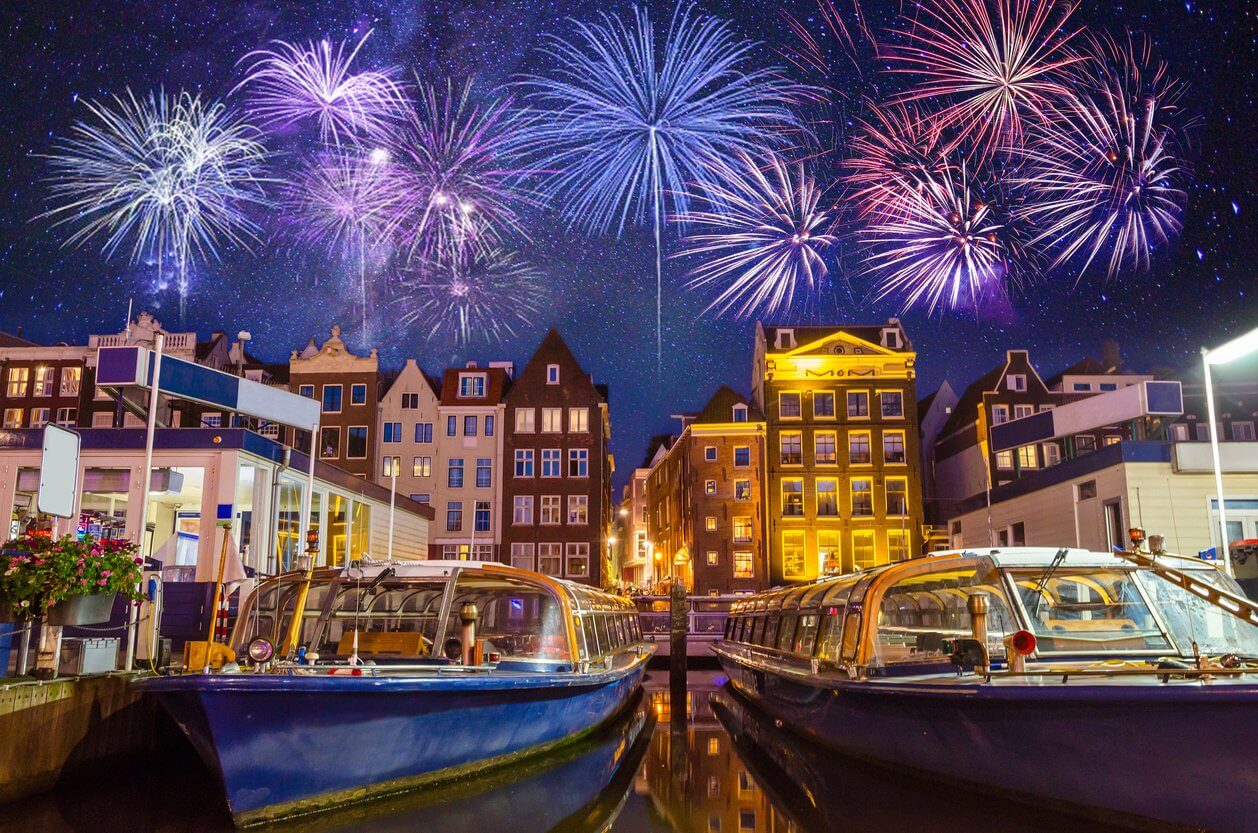 feux dartifice a amsterdam