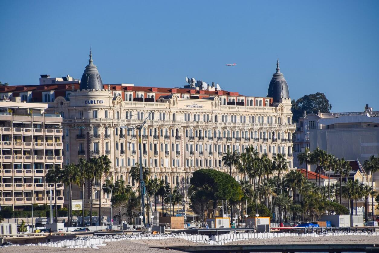 hotel et plage intercontinental carlton cannes