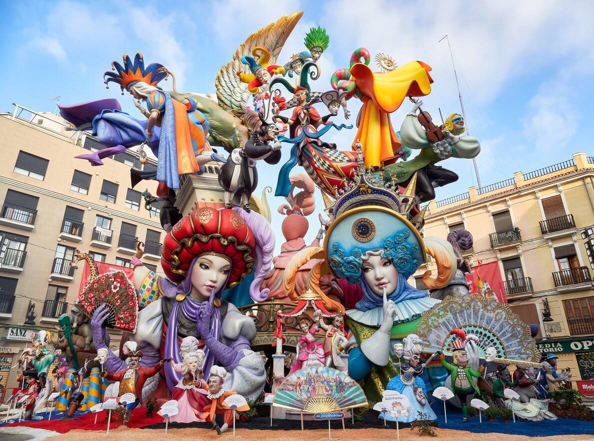 las fallas valence espagne