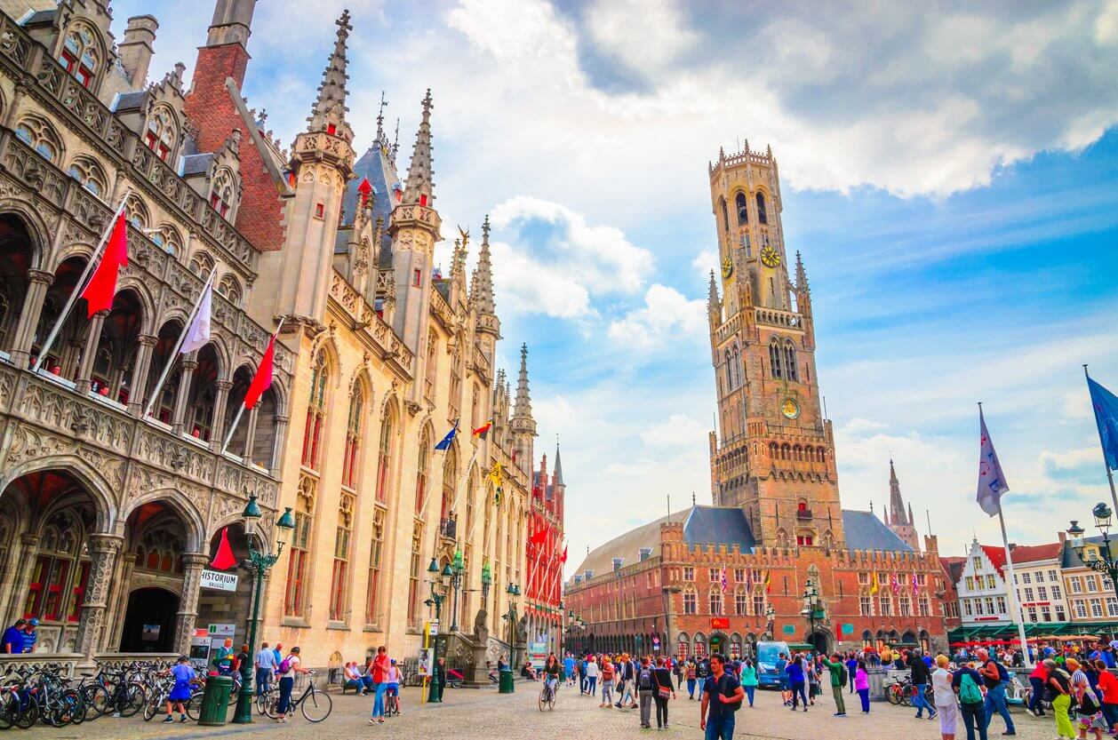 place du marche markt a bruges