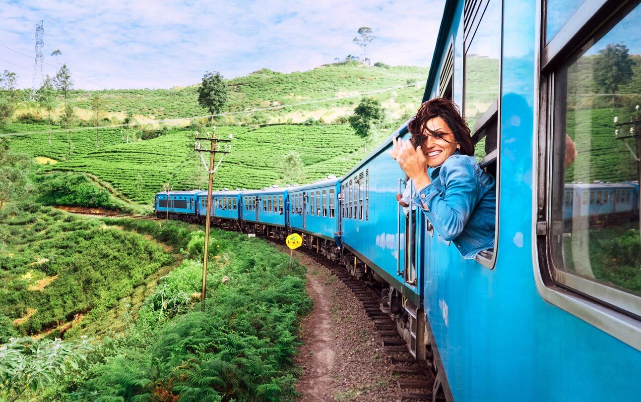 train le plus pittoresque train routier au sri lanka