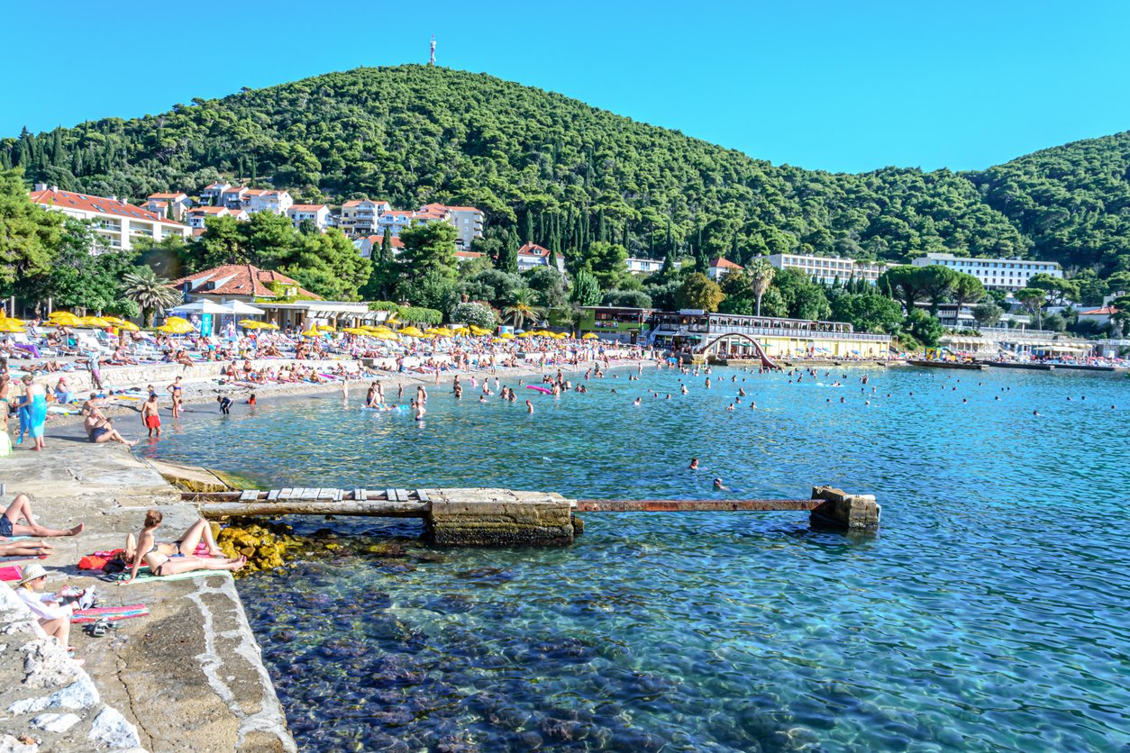 Lapad beach