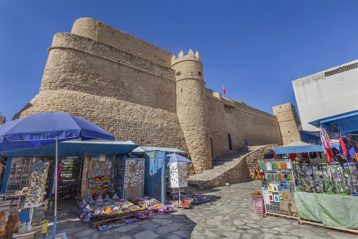 Kasbah in medina of Hammamet, Tunisia