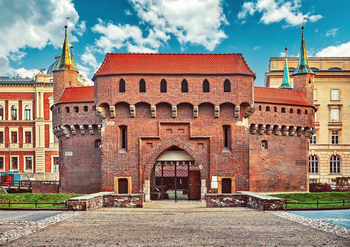 Krakow Barbican medieval defensive fortress