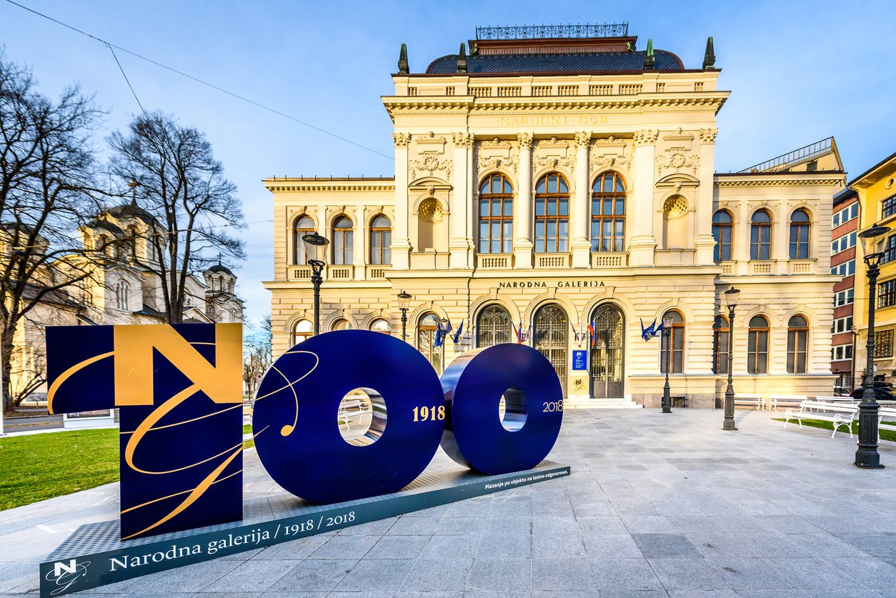 National Gallery of Slovenia in Ljubljana on 100th anniversary.
