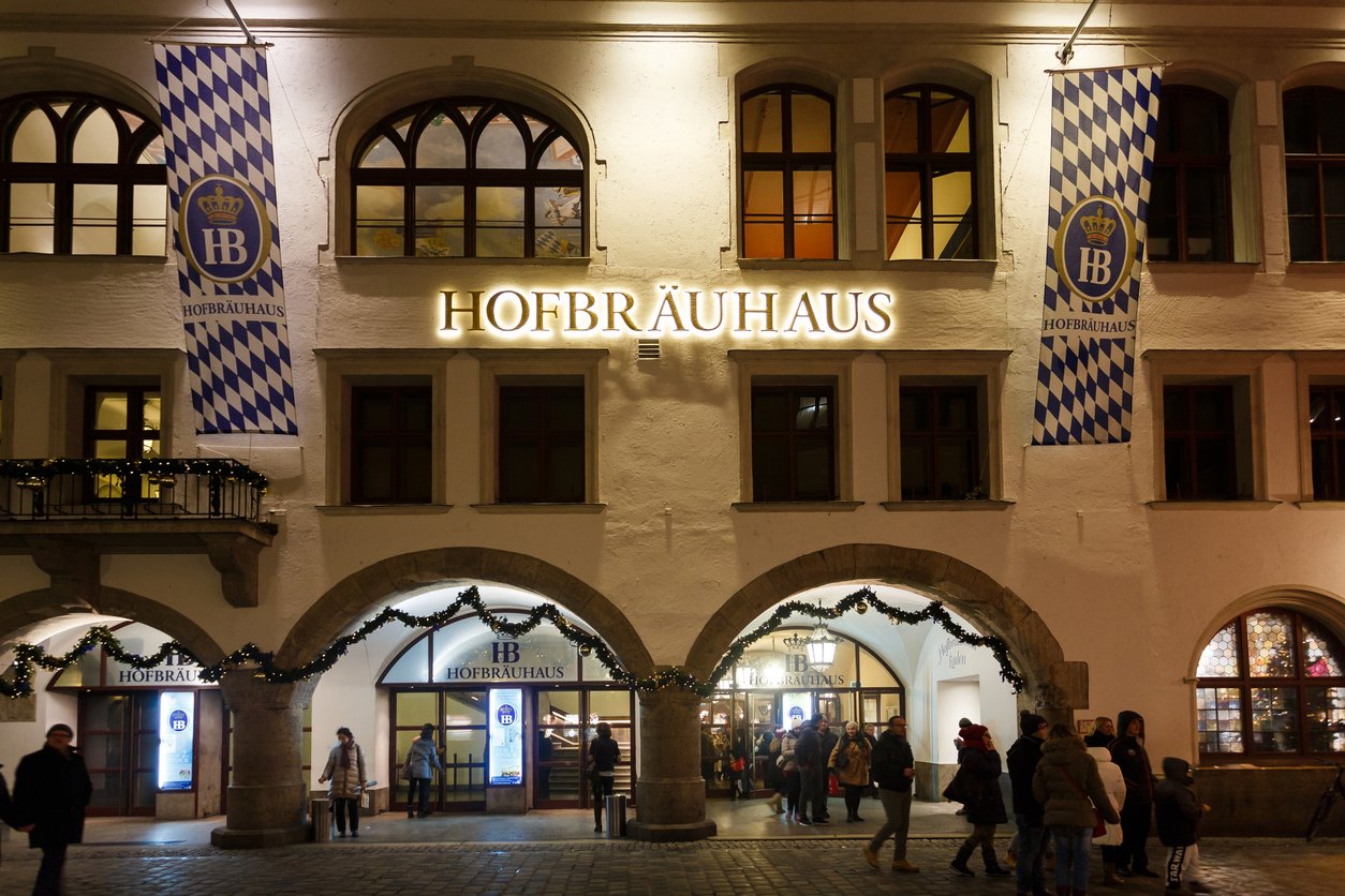 Hofbrauhaus, famous restaurant in Munich