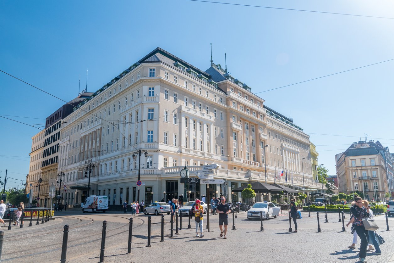 Radisson Blu Carlton Hotel in Bratislava.