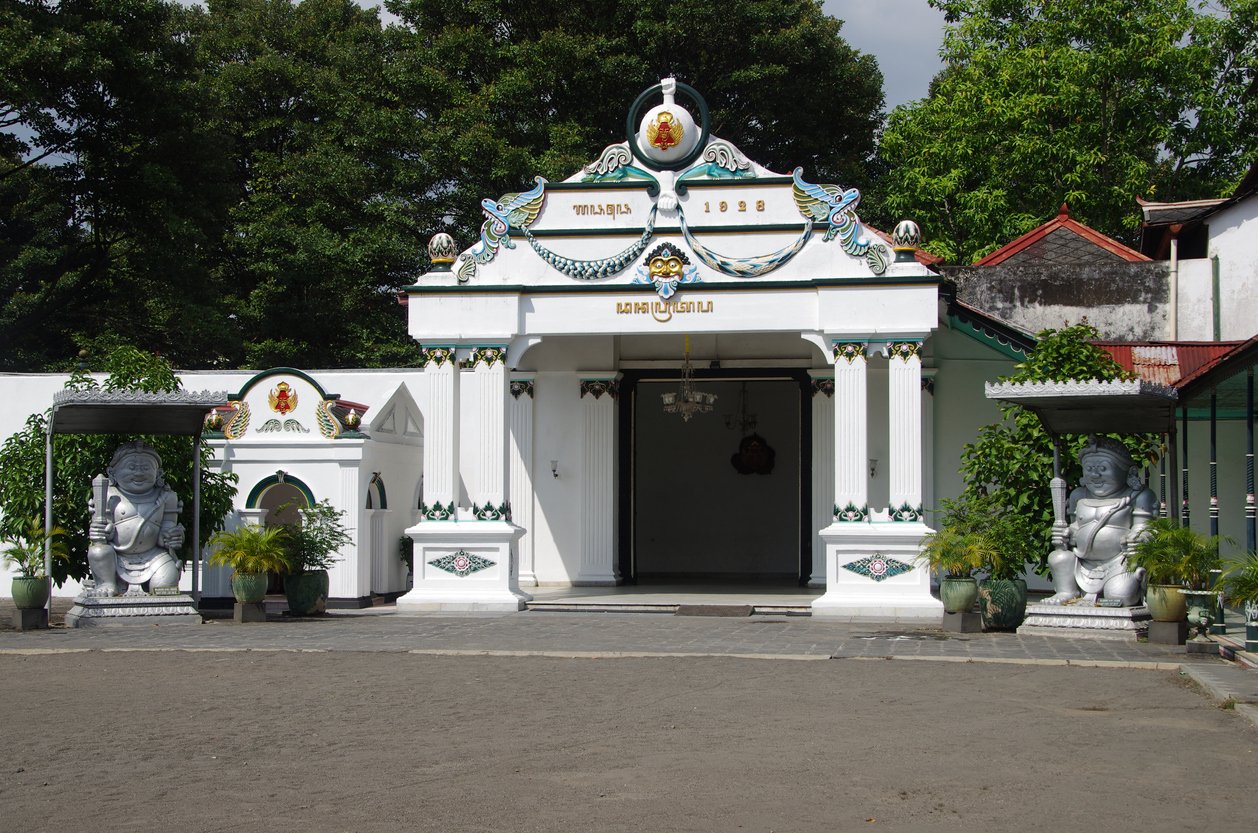 Kraton, the Sultan palace in Yogyakarta in Indonesia