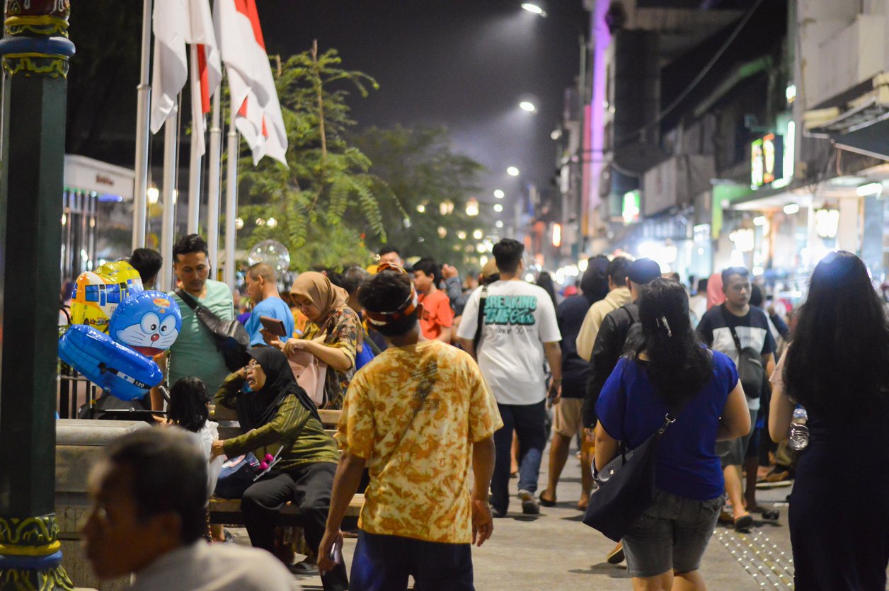 Malioboro streets at night