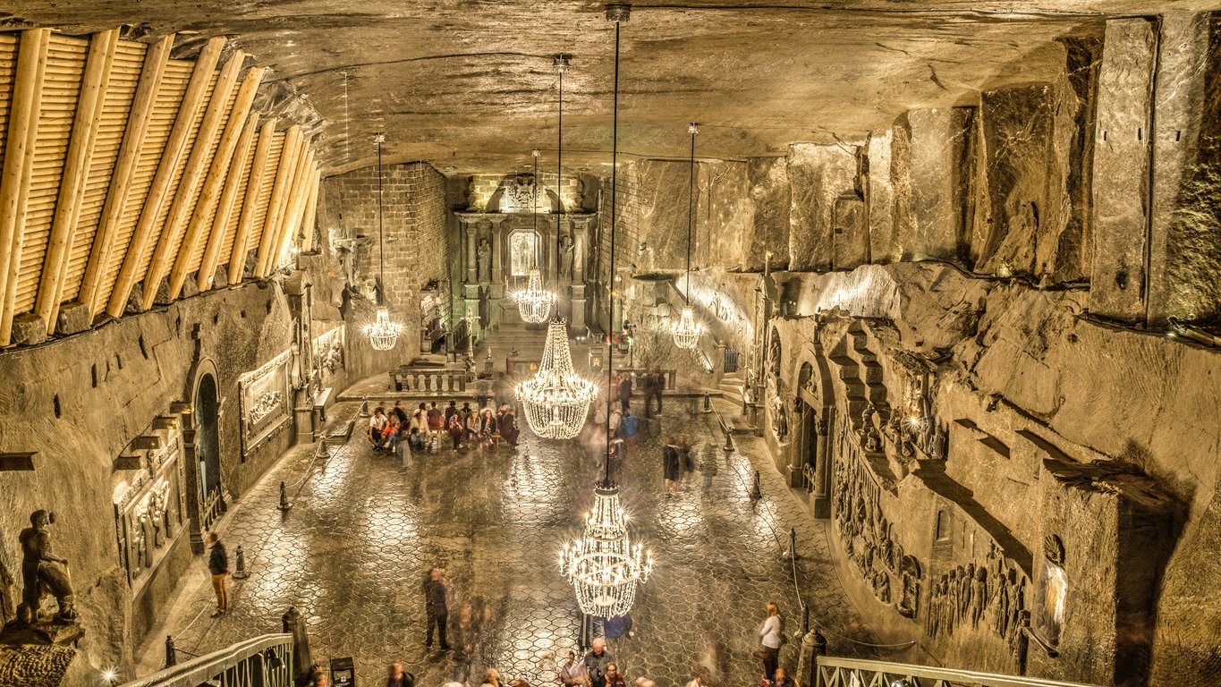 St. Kinga's chapel, Wieliczka Salt Mine, Poland