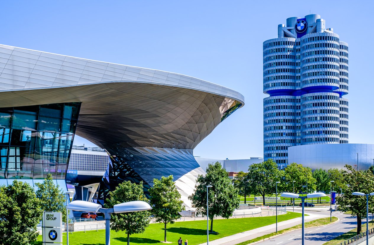 famous BMW building in Munich germany