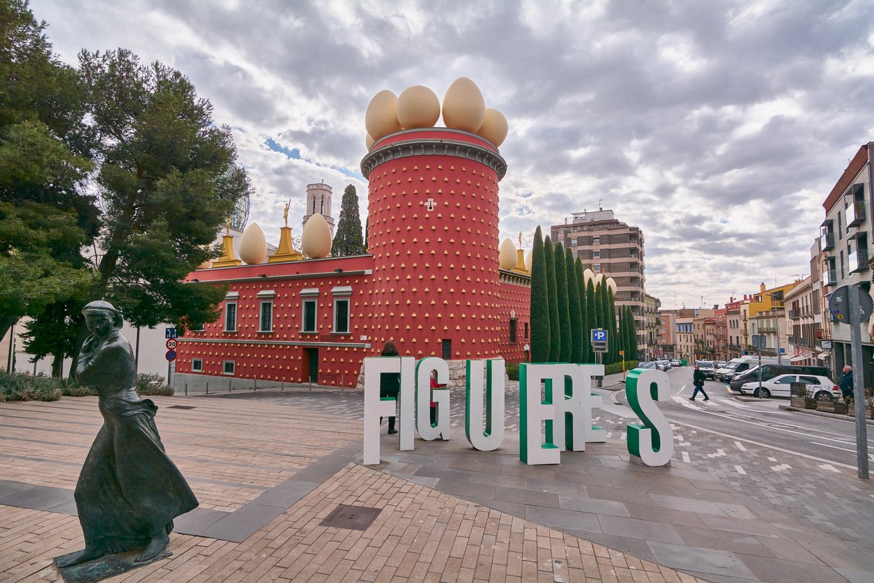 Dalí Theater museum in Figueres , Spain