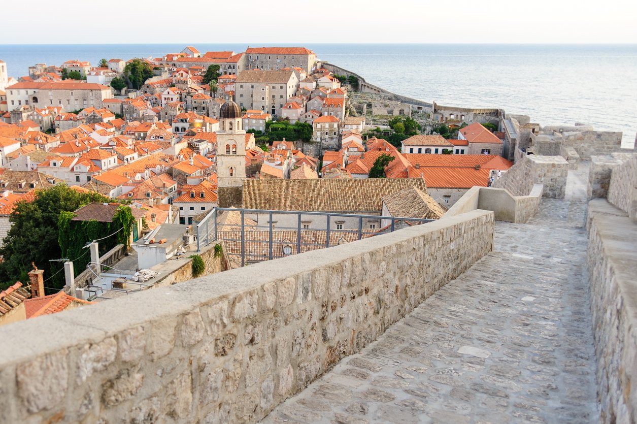 Dubrovnik wall ramparts