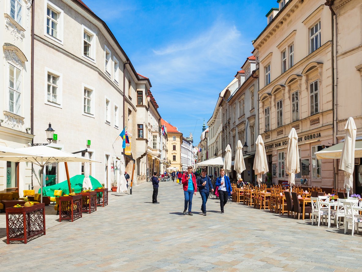 Pedestrian street Michalska, Bratislava