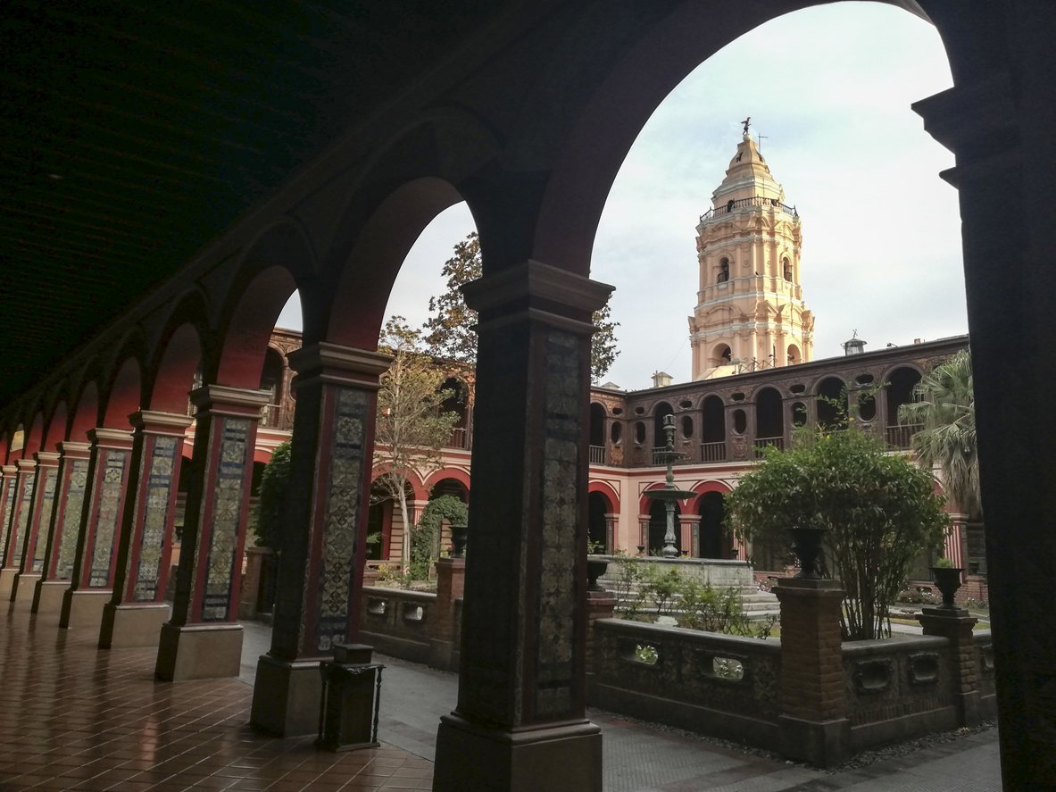 Cloister in Convent of Santo Domingo, Lima, Peru