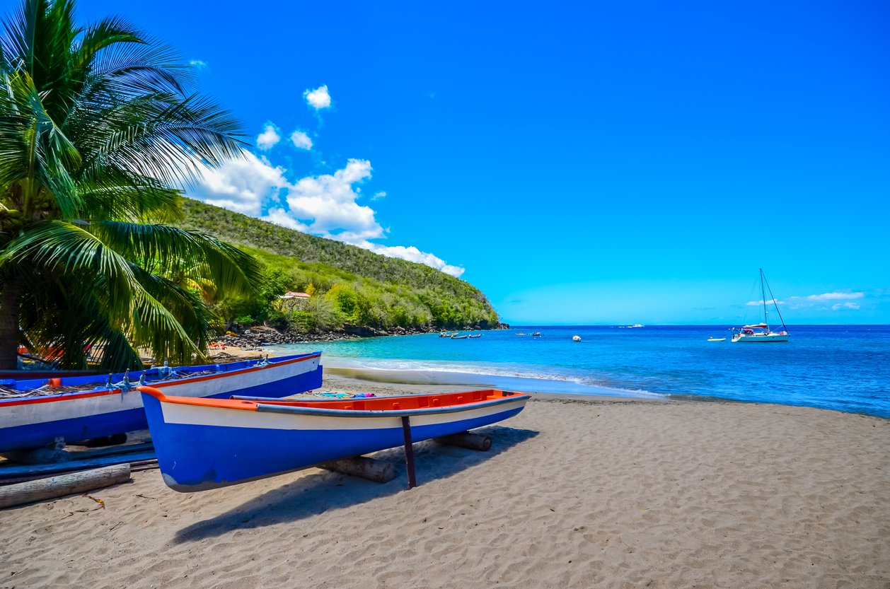 Une plage en Martinique