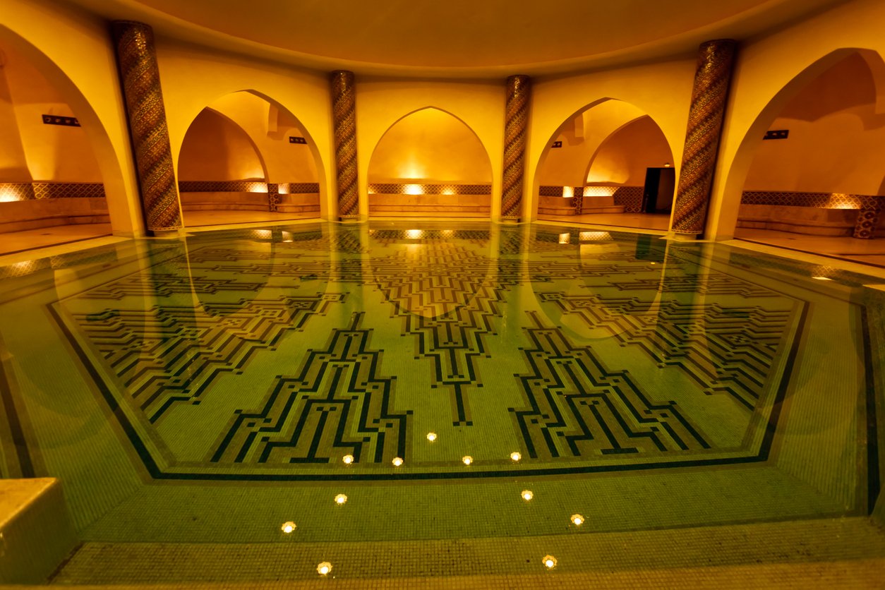 Hammam bain turc au Maroc