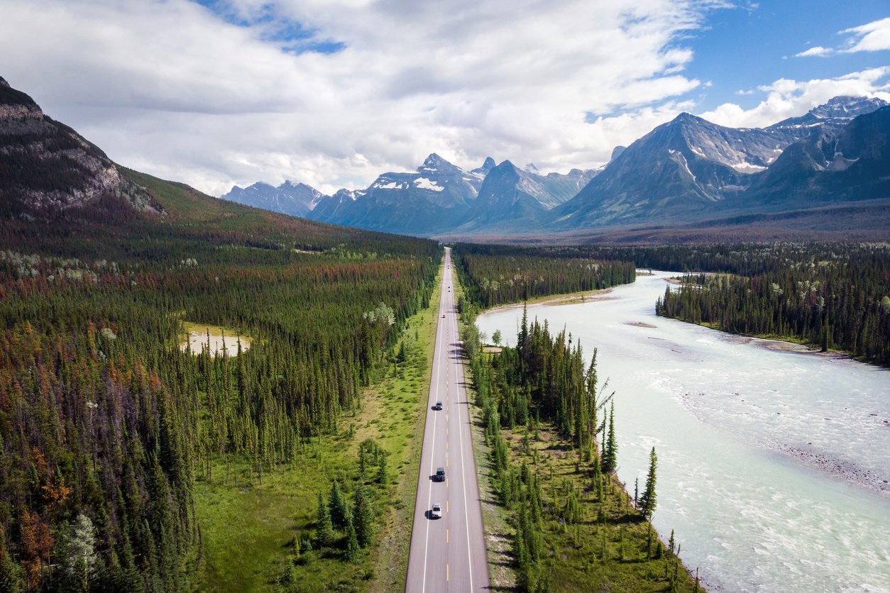 Icefields Parkway, au Canada