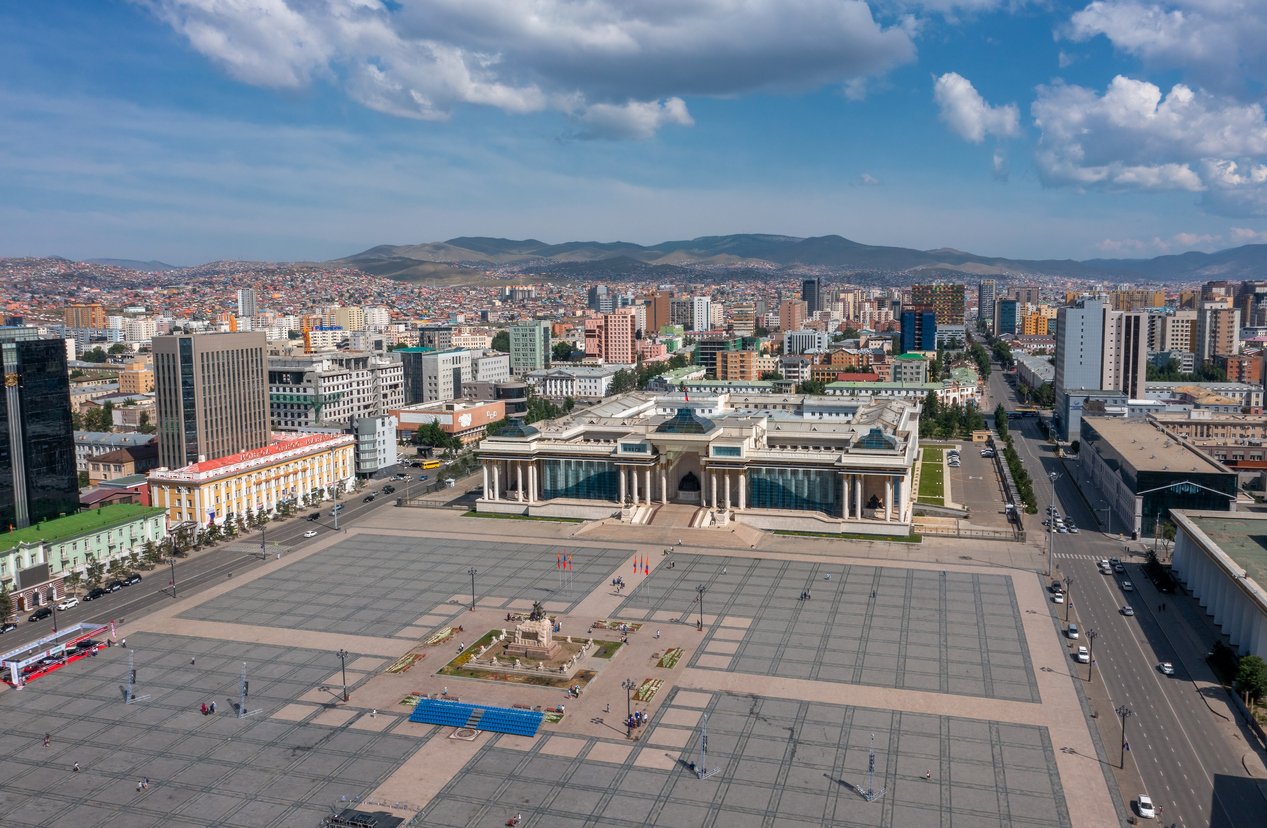 place Sukhbaatar à Oulan-Bator