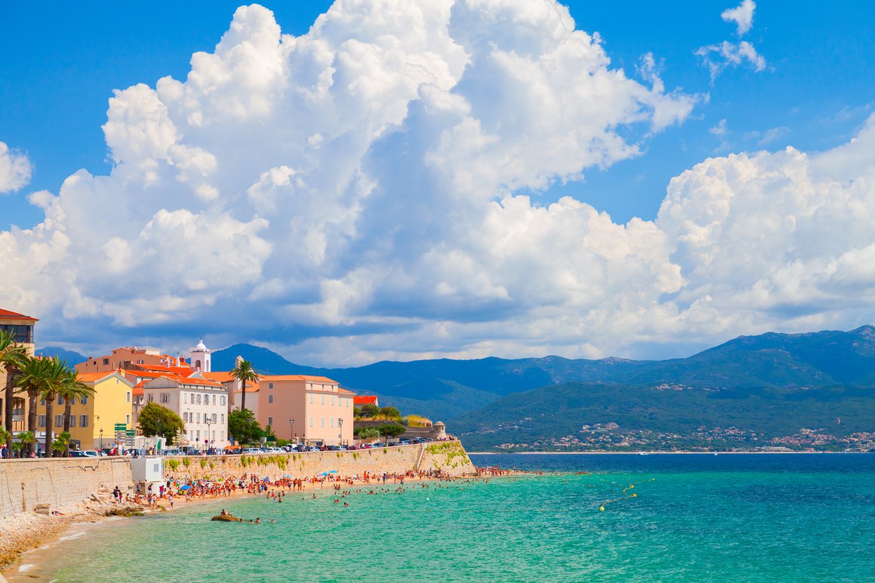 Plage publique d’Ajaccio