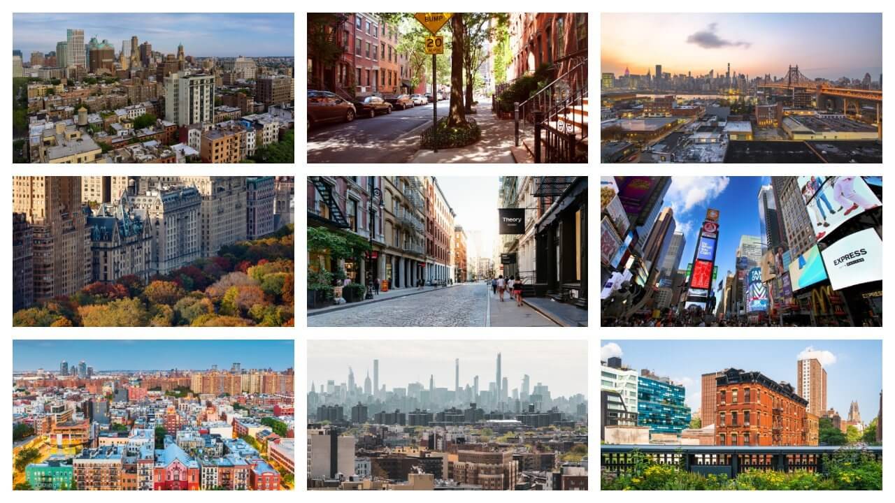 quartiers de new york