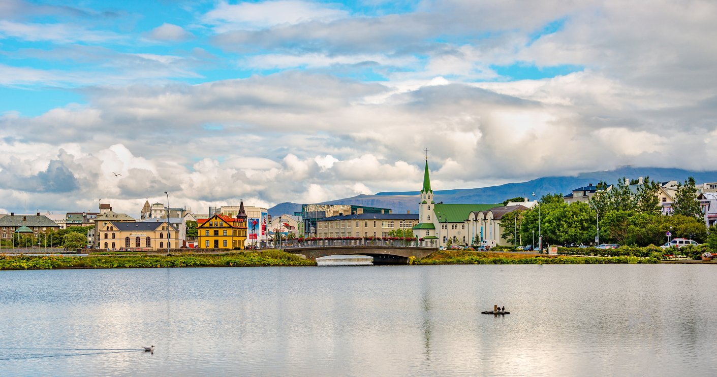 Reykjavik à l’été en Islande