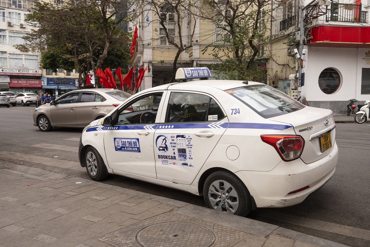 Un taxi à Hanoi, Vietnam