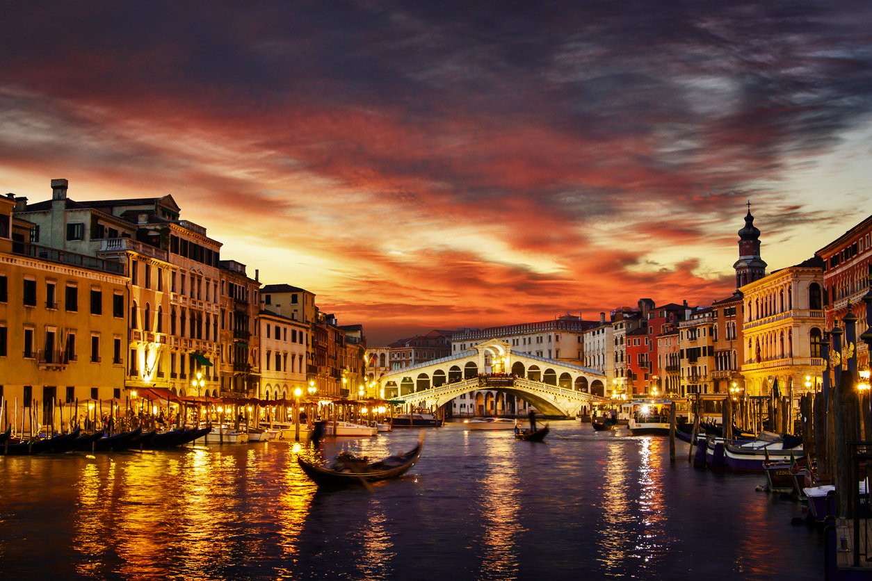 Venise au coucher du soleil