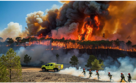 incendies à Etosha
