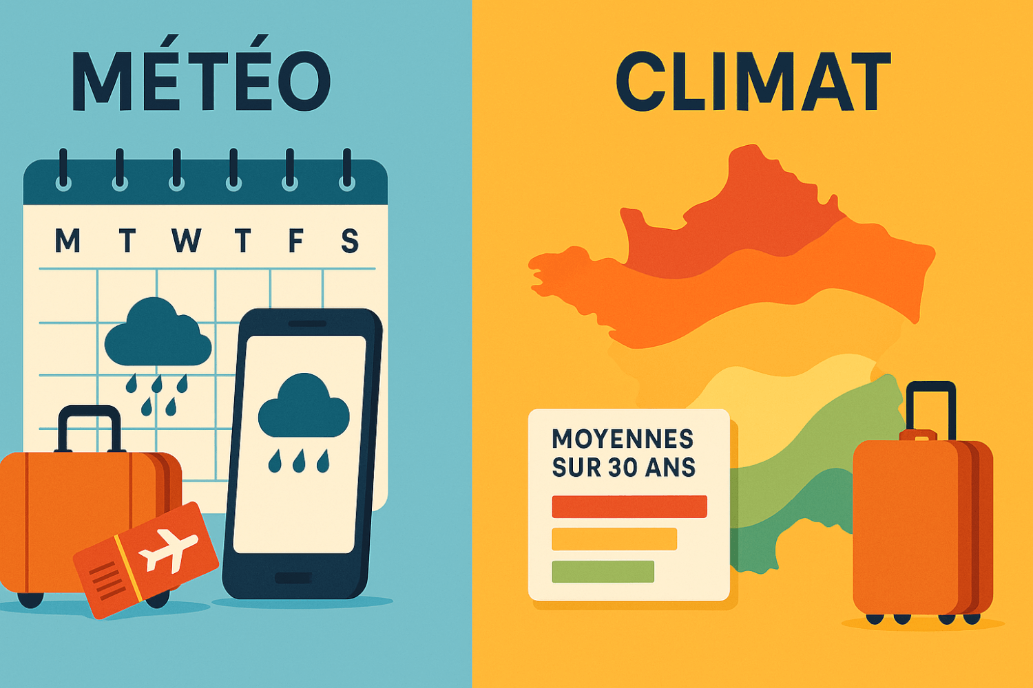 Météo et climat : c'est quoi la différence ?