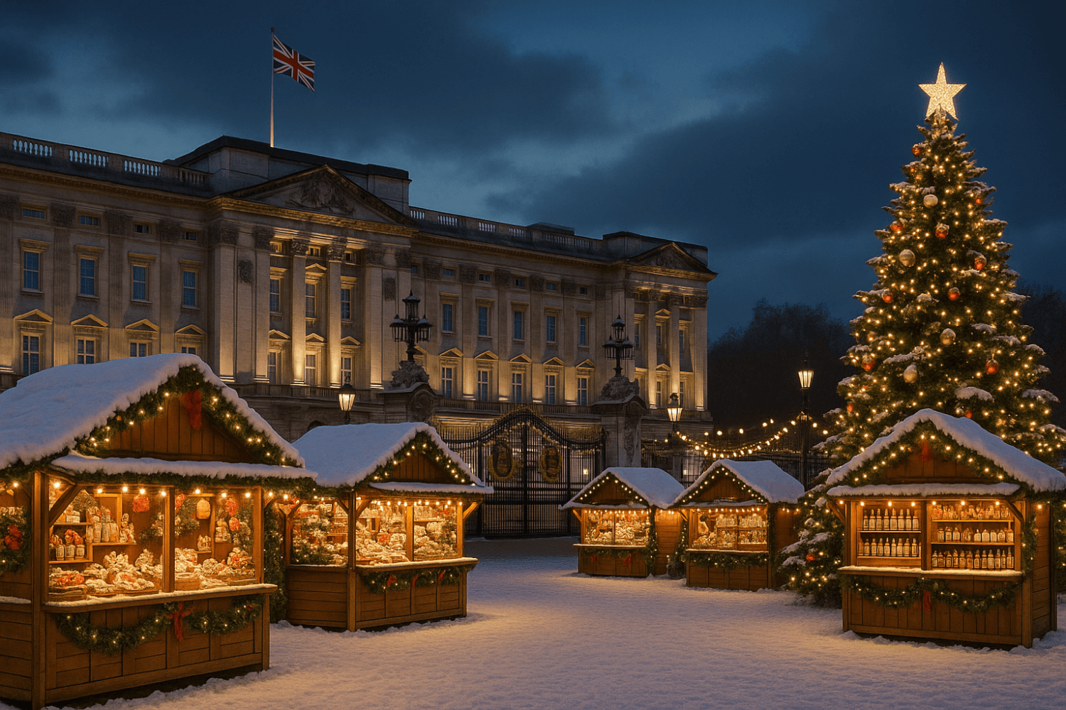 Deepfake AI du marché Noël Buckingham : l'arnaque qui piège les touristes à Londres 2 Deepfake marché de Noël Buckingham