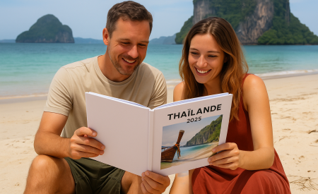 album photo papier thailande