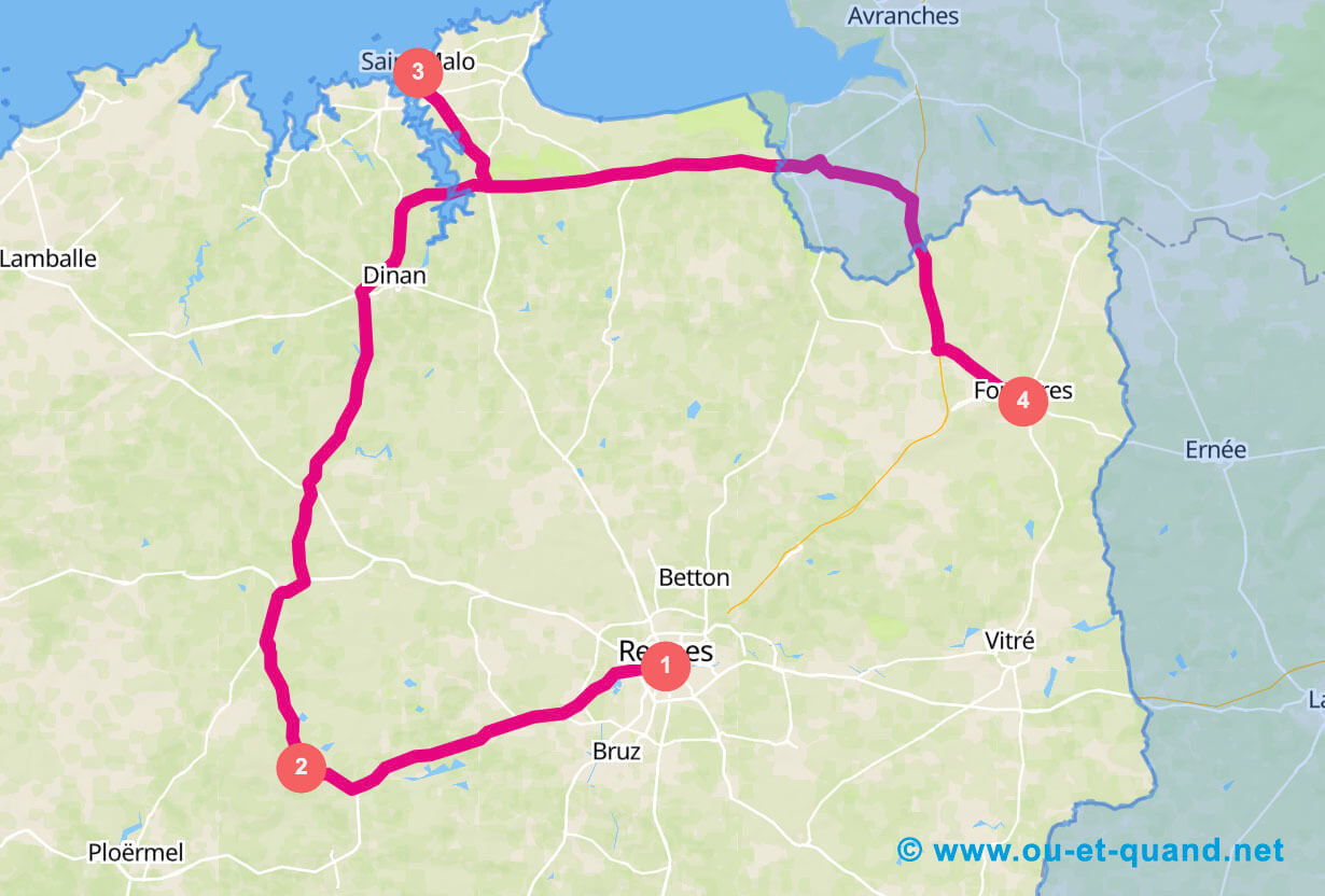 Itinéraire de 3 jours en Bretagne : le nord