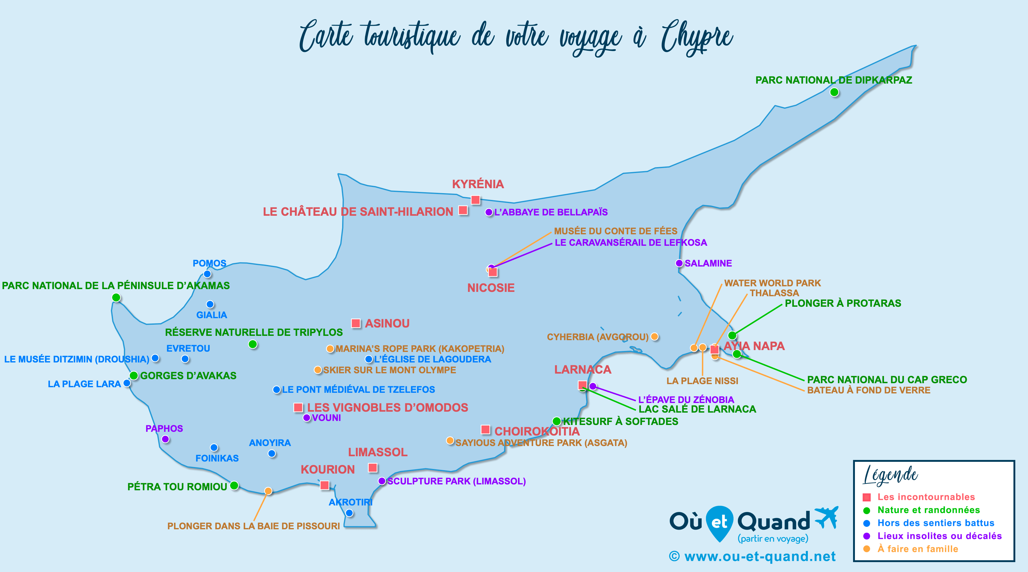 chypre voyage carte