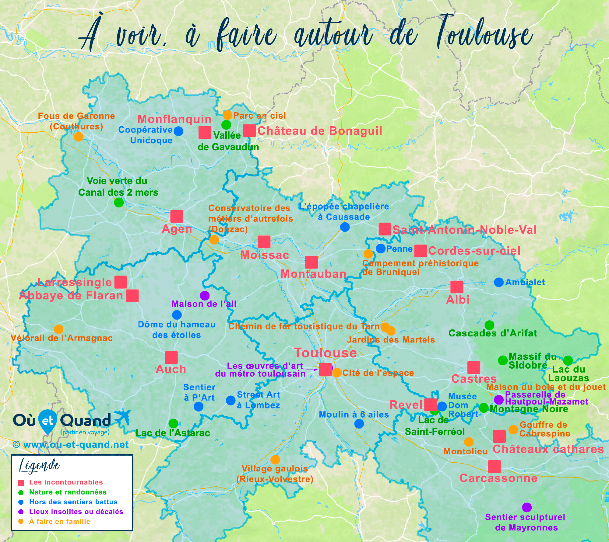 Décrypter 53+ imagen carte de toulouse et ses environs - fr ...