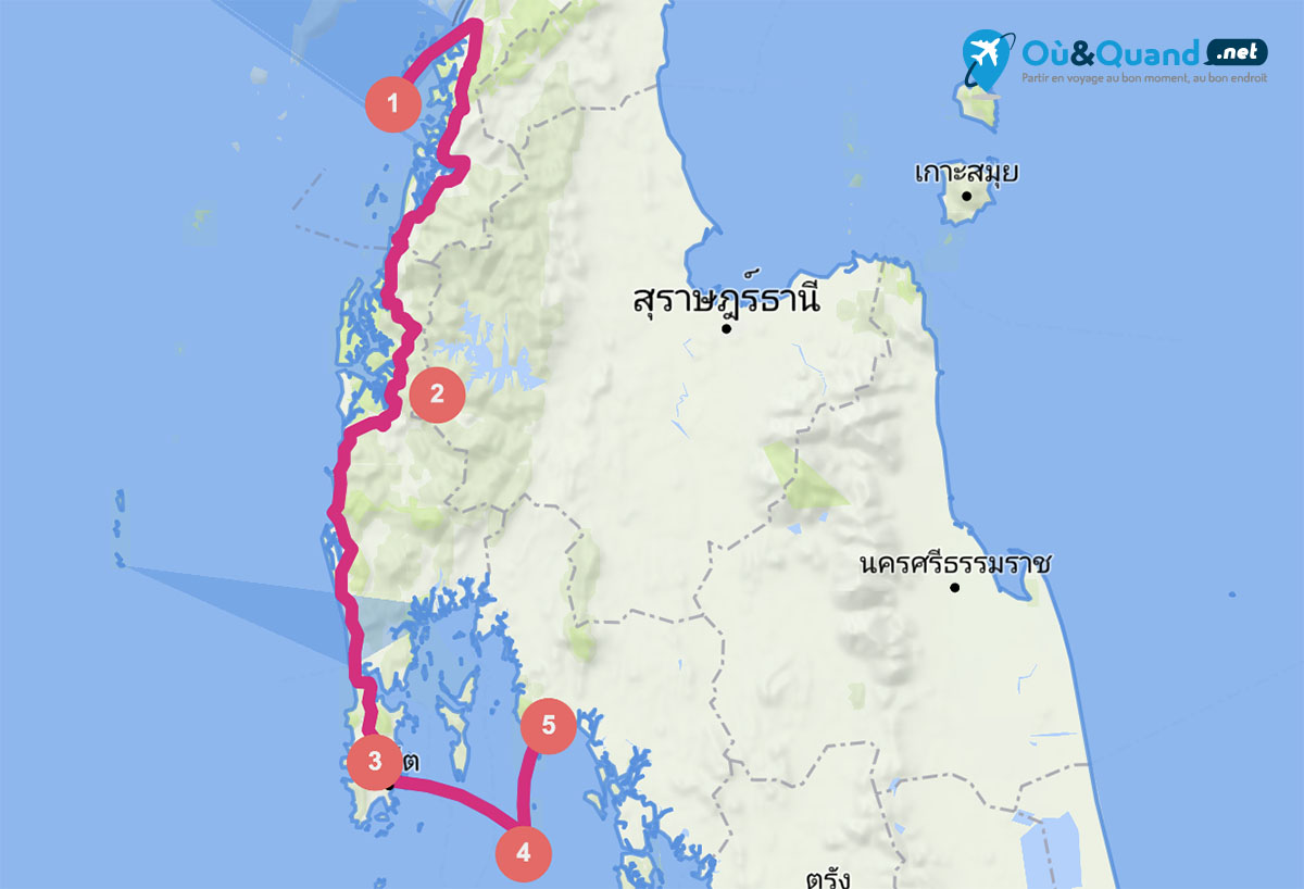 Itinéraire de 15 jours en Thaïlande : Nature et plages