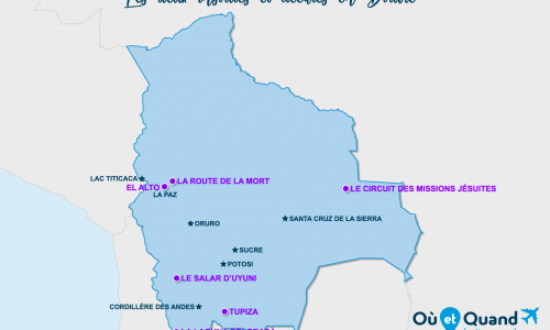 Carte Bolivie : Insolite en Bolivie