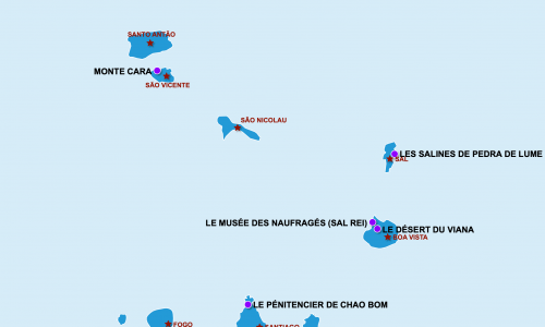 Carte Cap-Vert : Insolite au Cap-Vert
