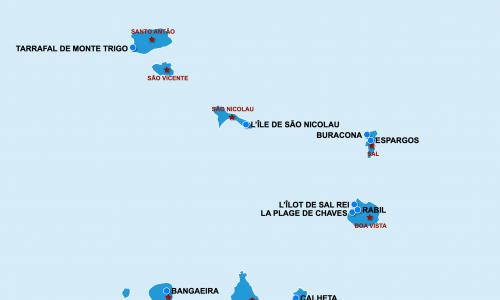 Carte Cap-Vert : hors des sentiers battus au Cap-Vert