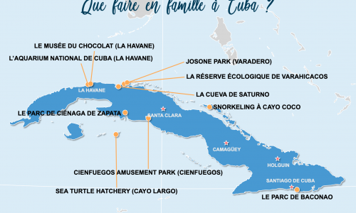 Carte Cuba : En famille à Cuba