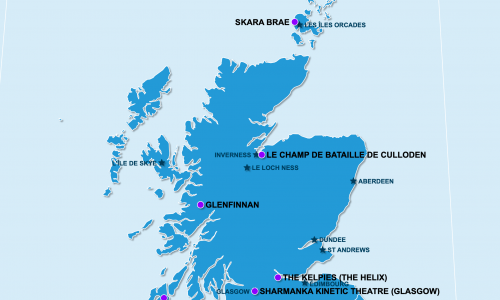 Carte Écosse : Insolite en Écosse