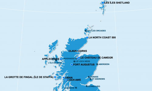 Carte Écosse : hors des sentiers battus en Écosse