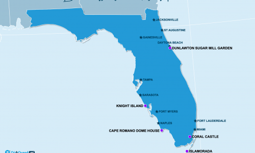 Carte Floride : La Floride insolite