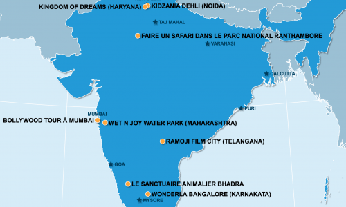 Carte Inde : En famille en Inde