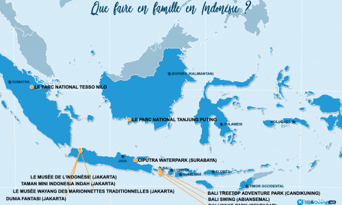 Carte Indonésie : En famille en Indonésie