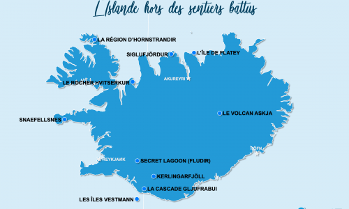 Carte Islande : hors des sentiers battus en Islande