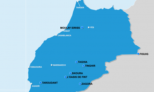 Carte Maroc : Le Maroc hors des sentiers battus
